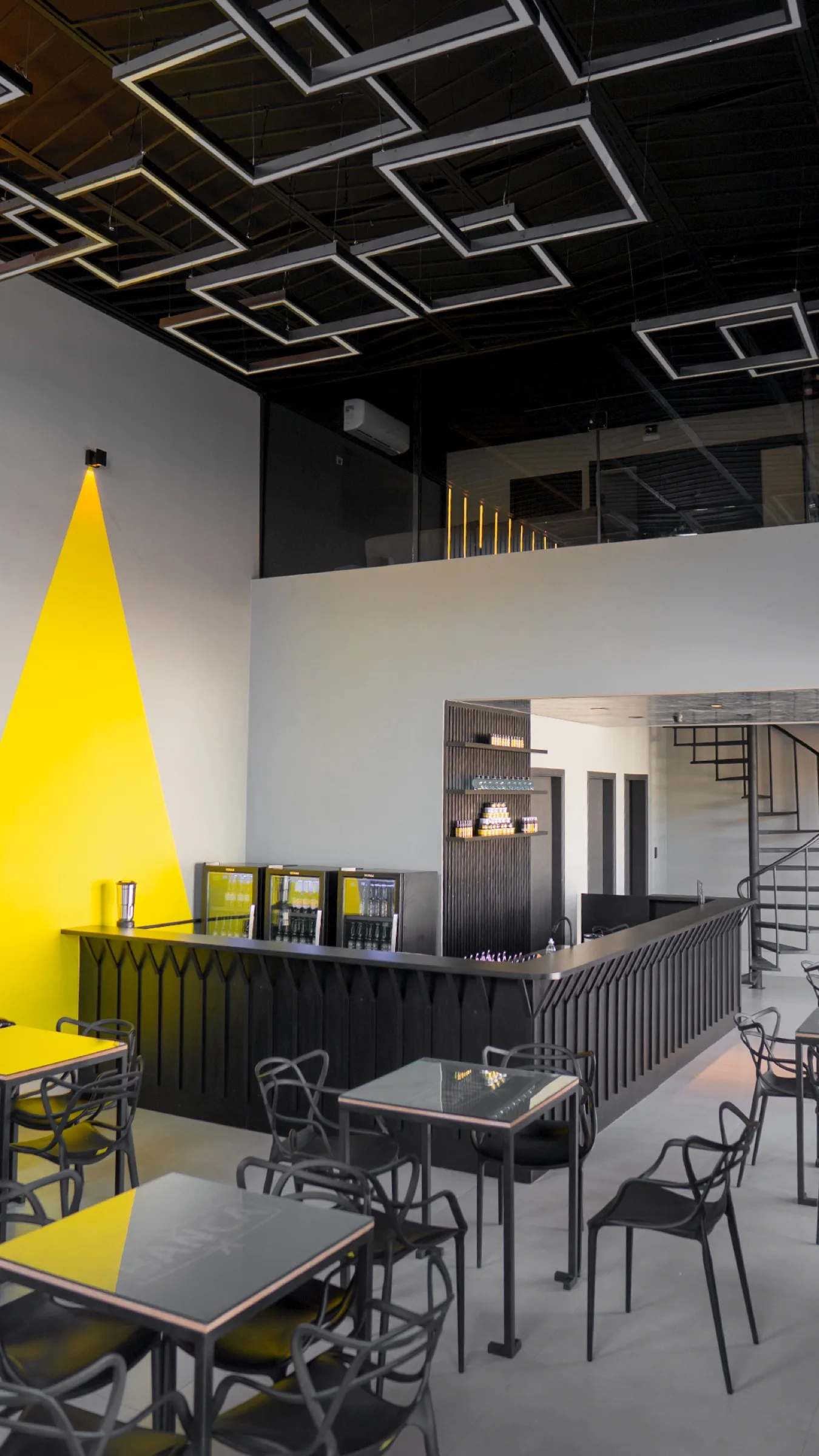 Lounge da unidade Santa Fé da A Banca